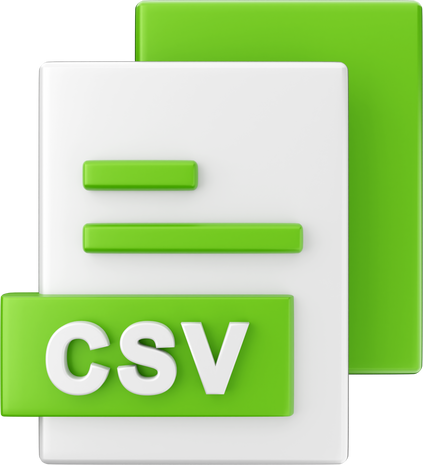 CSV file